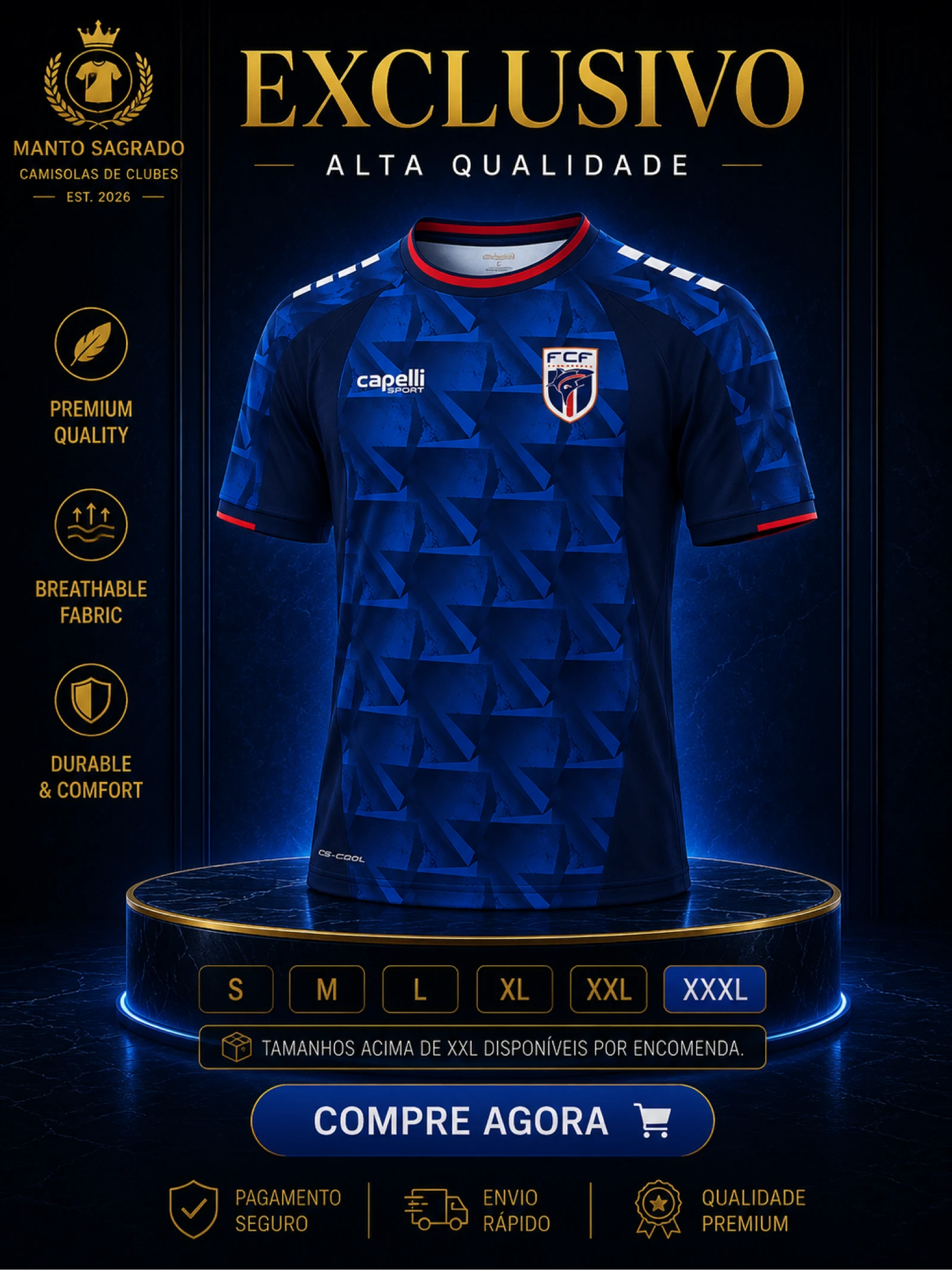 Camisola Cabo Verde 2026 – photo 3